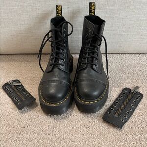 Dr. Martens Sinclair Black Leather Boots